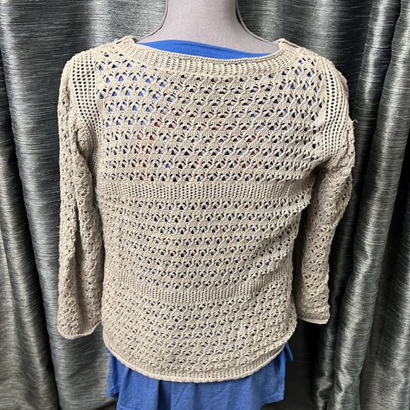 🆕️ See by Chloe Crewneck Knit Sweater (zipper shoulders) size 6 - Picture 4 of 12